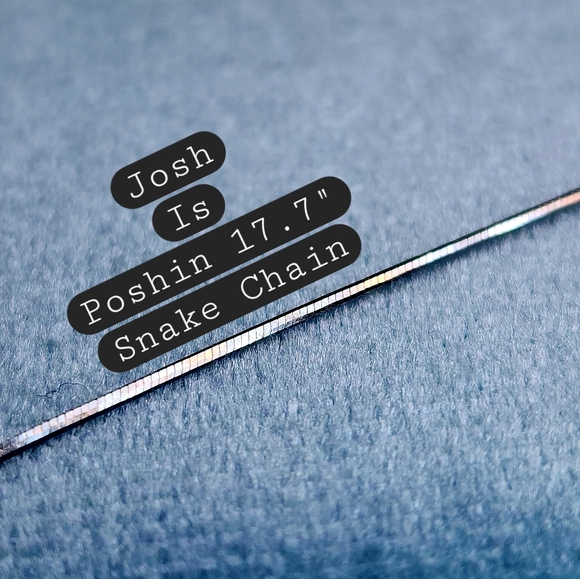 Oval blue topaz pendant necklace in sterling silver - Picture 6 of 8